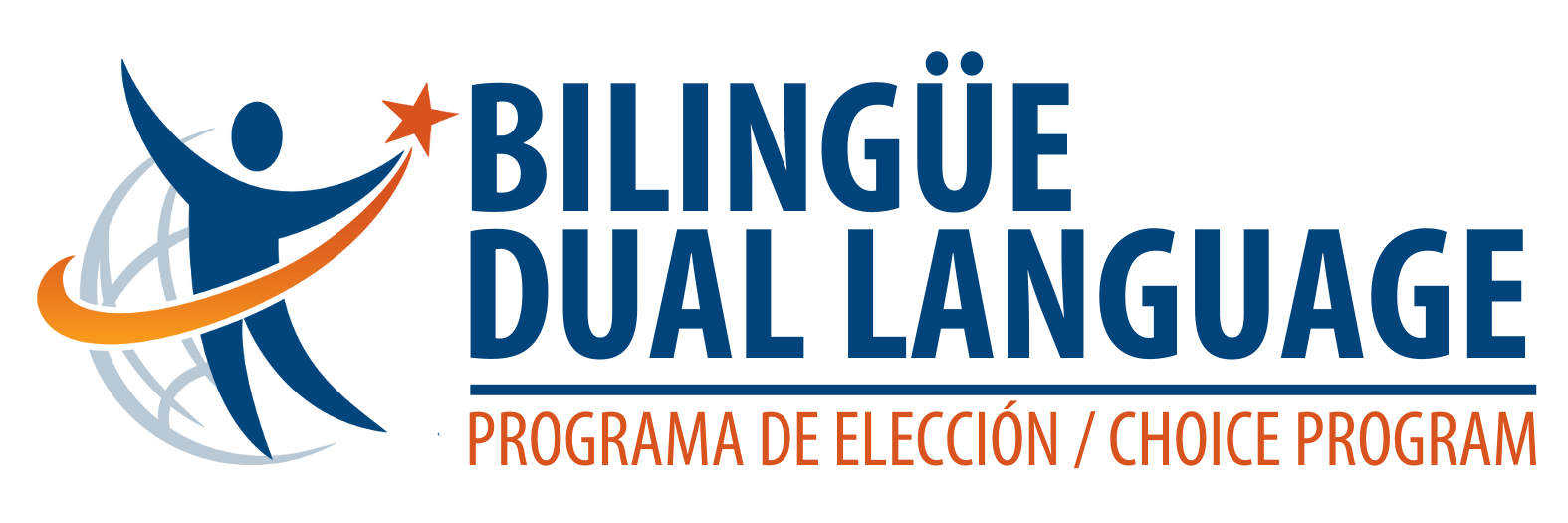 Dual language logo